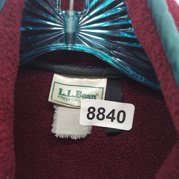 vintage LL Bean Fleece Vest size large - Picture 3 of 7